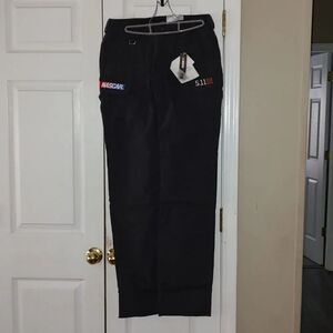 5.11 Tactical Women's Nascar logo  Charcoal  Stryke Pants  Sz 4 unhemmed
